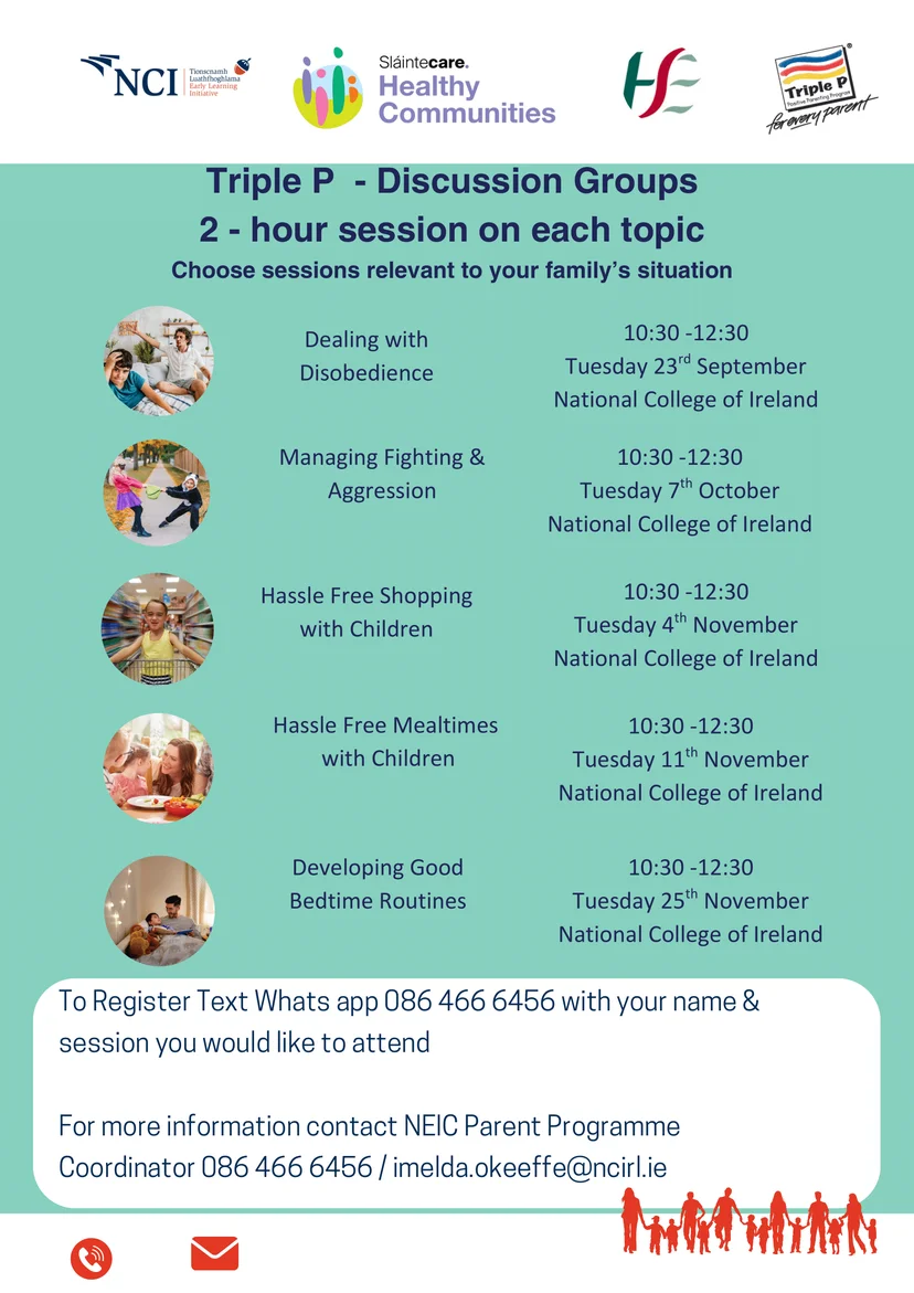 Triple P - Parenting Timetable