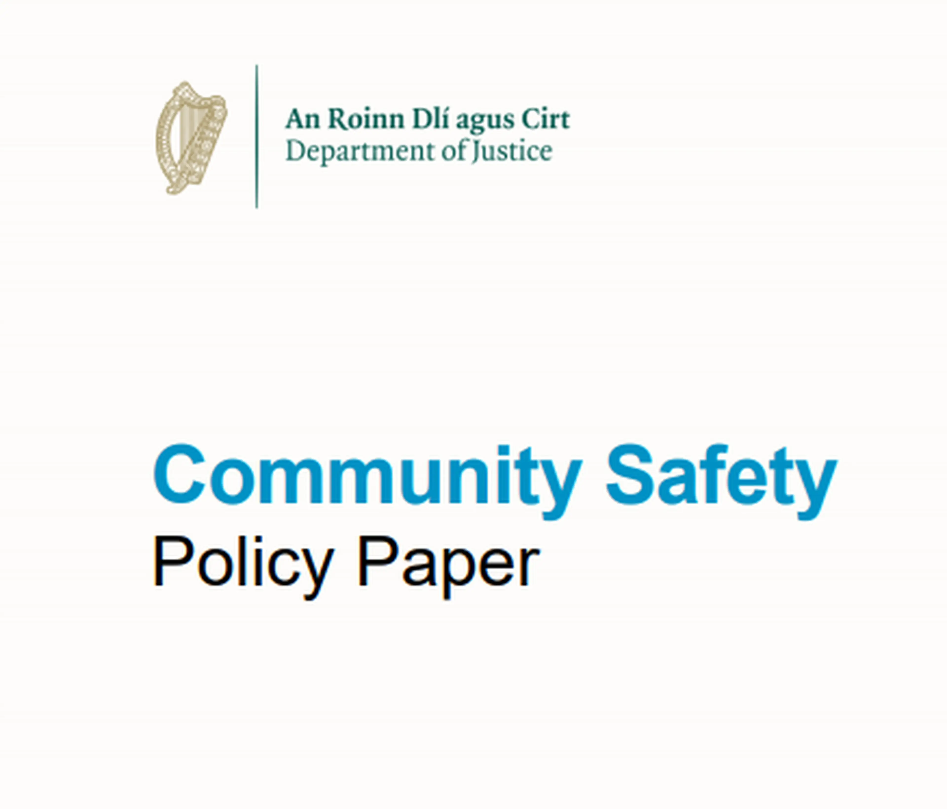 Community Safety Policy Paper Image