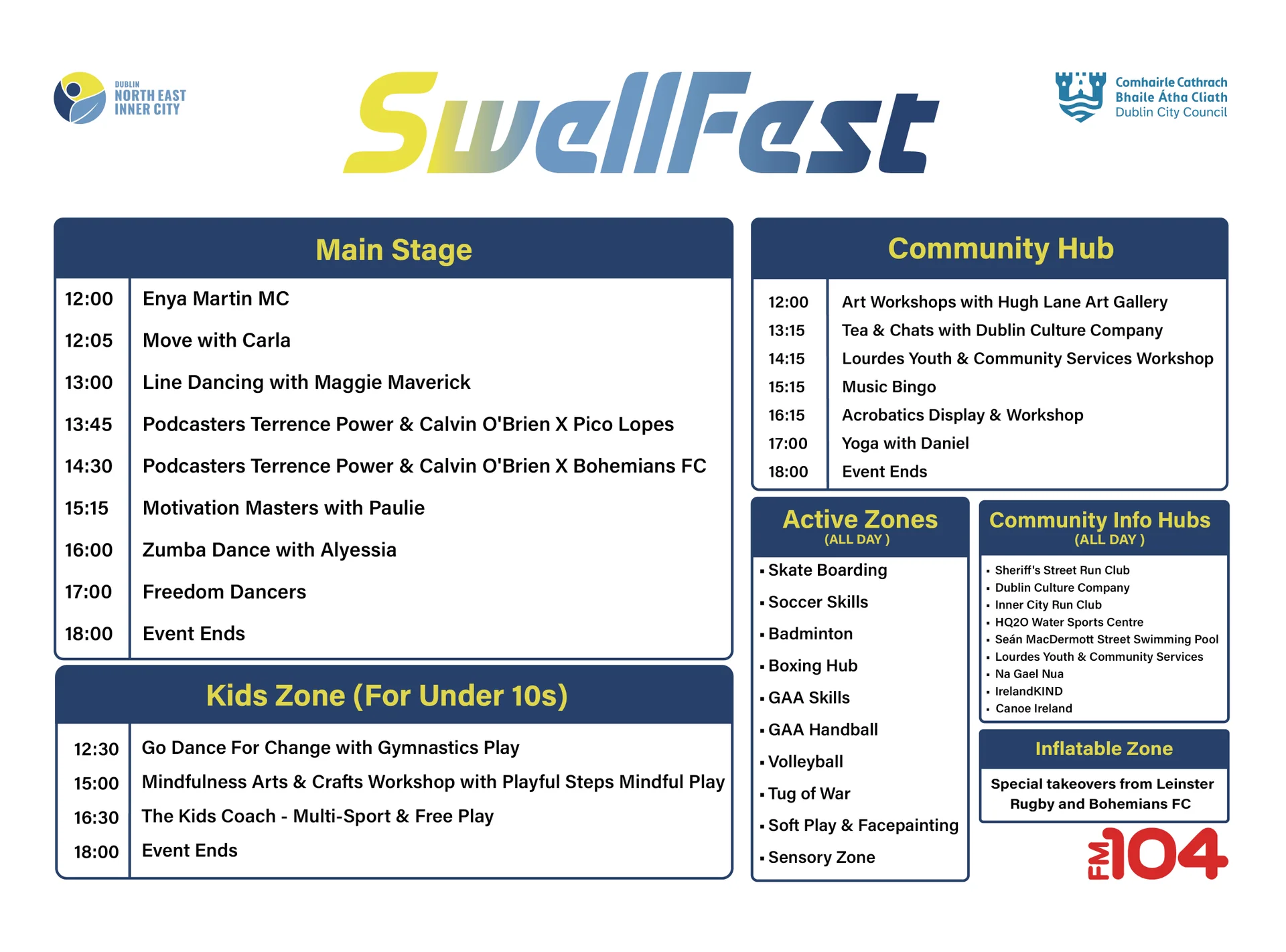 Swellfest Schedule 2026